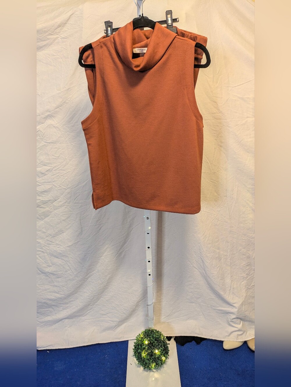 Cable & Gauge Studio Yummy Soft Modal Lounge Set Terracotta Rust Orange Set L
